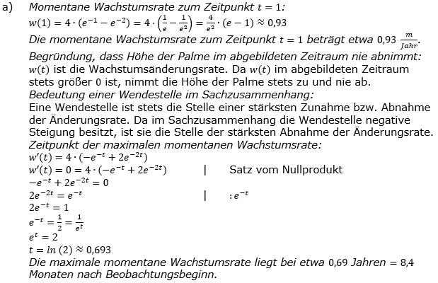 Abitur allg. bildendes Gymnasium Wahlteil Analysis 2020-11 Lösung Bild 1/© by www.fit-in-mathe-online.de