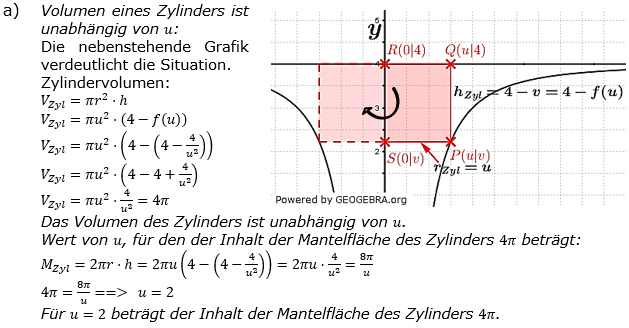 Abitur allg. bildendes Gymnasium Wahlteil Analysis 2020-22 Lösung Bild 1/© by www.fit-in-mathe-online.de