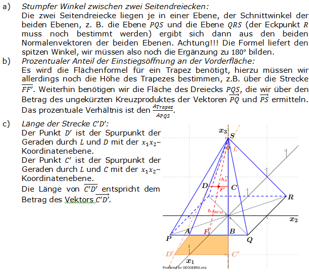 Abitur allg. bildendes Gymnasium Wahlteil Analytische Geometrie 2004-B1 Logik Bild 1/© by www.fit-in-mathe-online.de