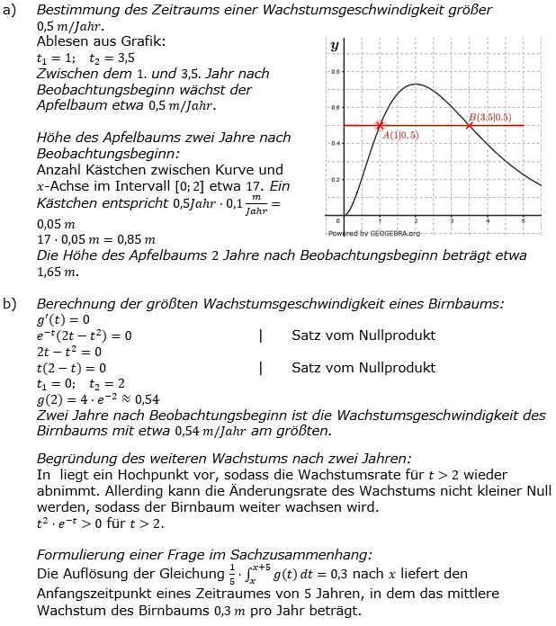 Lösungsgrafik A2111L03 Abitur allg. bildendes Gymnasium Wahlteilaufgaben Leistungsfach Analysis 2021-21 / © by www.fit-in-mathe-online.de