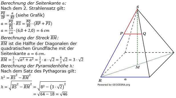 RS-Abschluss Pflichtteil A1 Lösungen zum Aufgabensatz 3 Mustersatz 6 Bild 1/© by www.fit-in-mathe-online.de