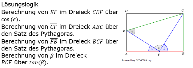 Realschulabschluss Trigonometrie Pflichtteil A2/1 2024  Lösung Bild 2/© by www.fit-in-mathe-online.de