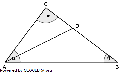 Im rechtwinkligen Dreieck ABC sind gegeben: (Realschulabschluss Pflichtteilaufgaben Trigonometrie Aufgabengraphik P12011/© by www.fit-in-mathe-online.de)