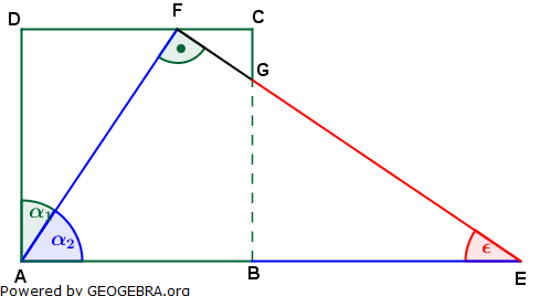 Realschulabschluss Trigonometrie Pflichtteil P22013 Lösungs-Graphik/© by www.fit-in-mathe-online.de