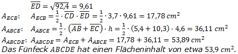 Realschulabschluss Trigonometrie Übungsaufgabe A05 Lösung Bild 4/© by www.fit-in-mathe-online.de