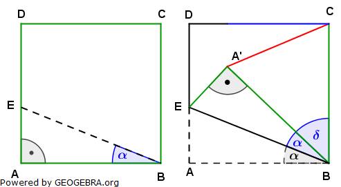Realschulabschluss Trigonometrie Wahlteil W4b2010 Lösungs-Graphik/© by www.fit-in-mathe-online.de