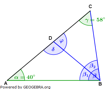 Realschulabschluss Trigonometrie Wahlteil W1a2011 Lösungs-Graphik/© by www.fit-in-mathe-online.de