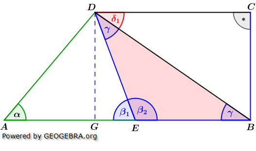 Realschulabschluss Trigonometrie Wahlteil W1a2015 Lösungs-Graphik umständlich/© by www.fit-in-mathe-online.de