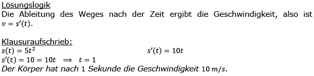 Summenregel bzw. Differenzregel der Ableitungen Lösungen zum Aufgabensatz 5 Blatt 3/1 Expert Bild 1/© by www.fit-in-mathe-online.de