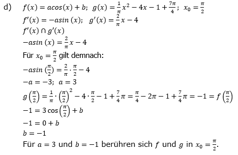Tangente und Normale in der Differenzialrechnung. Lösungen zum Aufgabensatz 5 Blatt 3/1 Expert Bild 3/© by www.fit-in-mathe-online.de