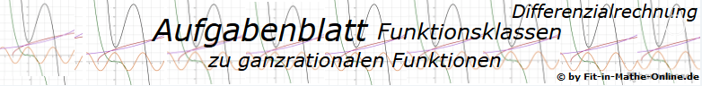 Ganzrationale Funktionen der Funktionsklassen Aufgaben und Lösungen/© by www.fit-in-mathe-online.de