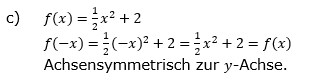 Potenzfunktionen Lösungen zum Aufgabensatz 7 Blatt 2/1 Fortgeschritten Bild 1c/© by www.fit-in-mathe-online.de