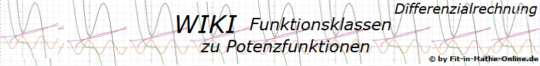 WIKI zu Potenzfunktionen der Funktionsklassen / © by Fit-in-Mathe-Online.de