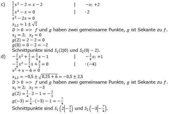 Quadratische Funktionen (Parabeln) der Funktionsklassen. Lösungen zum Aufgabensatz 02 Blatt 1/4 Grundlagen Bild 2 /© by www.fit-in-mathe-online.de
