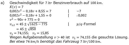 Quadratische Funktionen der Funktionsklassen. Lösungen zum Aufgabensatz 04 Blatt 2/4 Fortgeschritten Bild 1 /© by www.fit-in-mathe-online.de