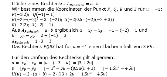 Quadratische Funktionen der Funktionsklassen. Lösungen zum Aufgabensatz 06 Blatt 2/4 Fortgeschritten Bild 2 /© by www.fit-in-mathe-online.de