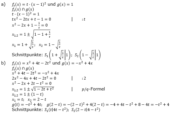 Quadratische Funktionen der Funktionsklassen. Lösungen zum Aufgabensatz 04 Blatt 3/5 Expert Bild 1 /© by www.fit-in-mathe-online.de