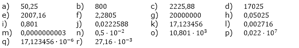 Wandle die Zahlen in die wissenschaftliche Schreibweise um. (Aufgabensatz 5 Blatt 1/Fortgeschritten zu Zehnerpotenzen/© by www.fit-in-mathe-online.de).