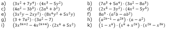 Multipliziere aus und fasse gegebenenfalls zusammen. (Aufgabensatz 4 Blatt 2/2 Fortgeschritten zu Potenzen mit gleicher Basis/© by www.fit-in-mathe-online.de)