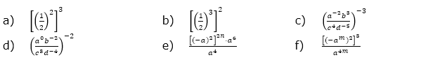Berechne die folgenden Terme. (Aufgabensatz 5 Blatt 3/2 Expert zu Potenzterme vereinfachen/© by www.fit-in-mathe-online.de)