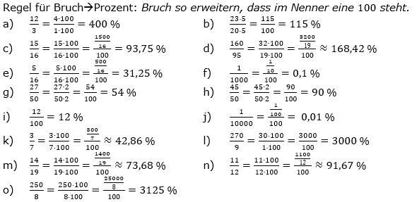 Prozentrechnung allgemein Lösungen zum Aufgabensatz 1 Blatt 1/2 Grundlagen Bild 1/© by www.fit-in-mathe-online.de