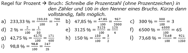 Prozentrechnung allgemein Lösungen zum Aufgabensatz 3 Blatt 1/2 Grundlagen Bild 1/© by www.fit-in-mathe-online.de