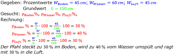 Prozentrechnung Prozentsatz Lösungen zum Aufgabensatz 12 Blatt 2/2 Fortgeschritten Bild 1/© by www.fit-in-mathe-online.de