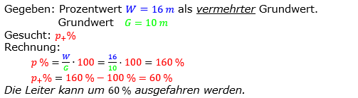 Prozentrechnung Prozentsatz Lösungen zum Aufgabensatz 13 Blatt 2/2 Fortgeschritten Bild 1/© by www.fit-in-mathe-online.de