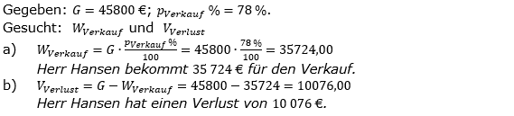Prozentrechnung Prozentwert Lösungen zum Aufgabensatz 2 Blatt 2/1 Fortgeschritten Bild 1/© by www.fit-in-mathe-online.de