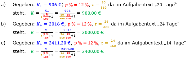 Zinsrechnung Kapital berechnen Lösungen zum Aufgabensatz 05 Blatt 3/1 Expert Bild A3105L01/© by www.fit-in-mathe-online.de