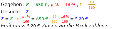 Zinsrechnung vermischte Aufgaben Lösungen zum Aufgabensatz 02 Blatt 04 Bild A0402L01/© by www.fit-in-mathe-online.de