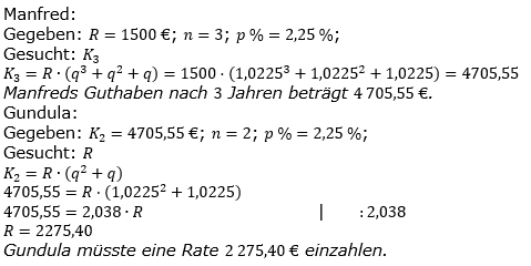 Ratensparen fester Zinssatz Lösungen zum Aufgabensatz 4 Blatt 1/2 Grundlagen/© by www.fit-in-mathe-online.de