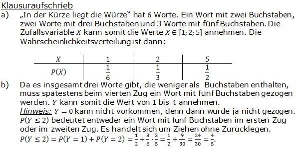 Urnenmodelle in der Stochastik Lösungen zum Aufgabensatz 10 Blatt 1/1 Grundlagen Bild 1 /© by www.fit-in-mathe-online.de)