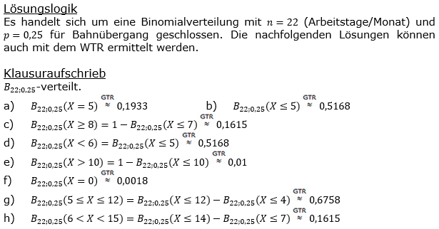 Stochastik Binomialverteilung Lösungen zum Aufgabensatz 2 Blatt 2/1 Fortgeschrittten (Graphik A2102L01)/© by www.fit-in-mathe-online.de