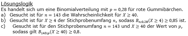 Stochastik Binomialverteilung Lösungen zum Aufgabensatz 4 Blatt 2/1 Fortgeschrittten Bild 1 (Graphik A2104L01)/© by www.fit-in-mathe-online.de