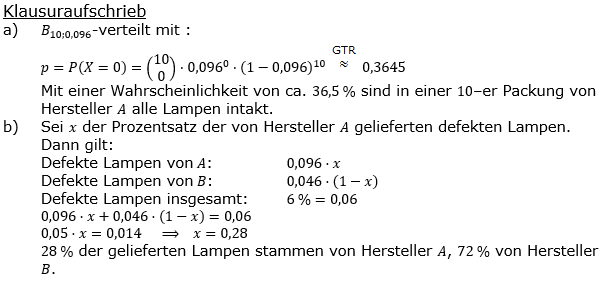 Stochastik Binomialverteilung Lösungen zum Aufgabensatz 6 Blatt 2/2 Fortgeschrittten Bild 2 (Graphik A2212L02)/© by www.fit-in-mathe-online.de