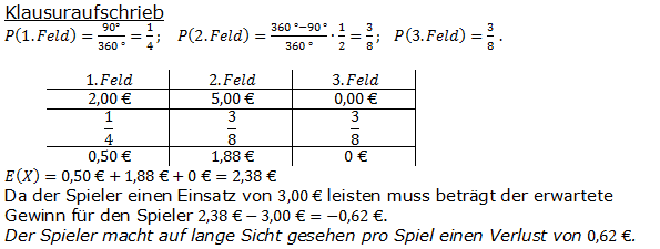 Stochastik Erwartungswert Lösungen zum Aufgabensatz 1 Blatt 1/2 Grundlagen (Graphik A1109L01)/© by www.fit-in-mathe-online.de