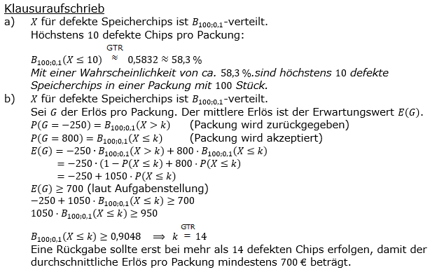 Stochastik Erwartungswert Lösungen zum Aufgabensatz 1 Blatt 2/2 Fortgeschritten Bild 2 (Graphik A2201L02)/© by www.fit-in-mathe-online.de