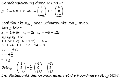 Kreis und Kugel Lösungen zum Aufgabensatz 1 Blatt 3/1 Expert Bild 4/© by www.fit-in-mathe-online.de