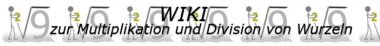 WIKI  Multiplikation und Division von Wurzeln / © by Fit-in-Mathe-Online.de
